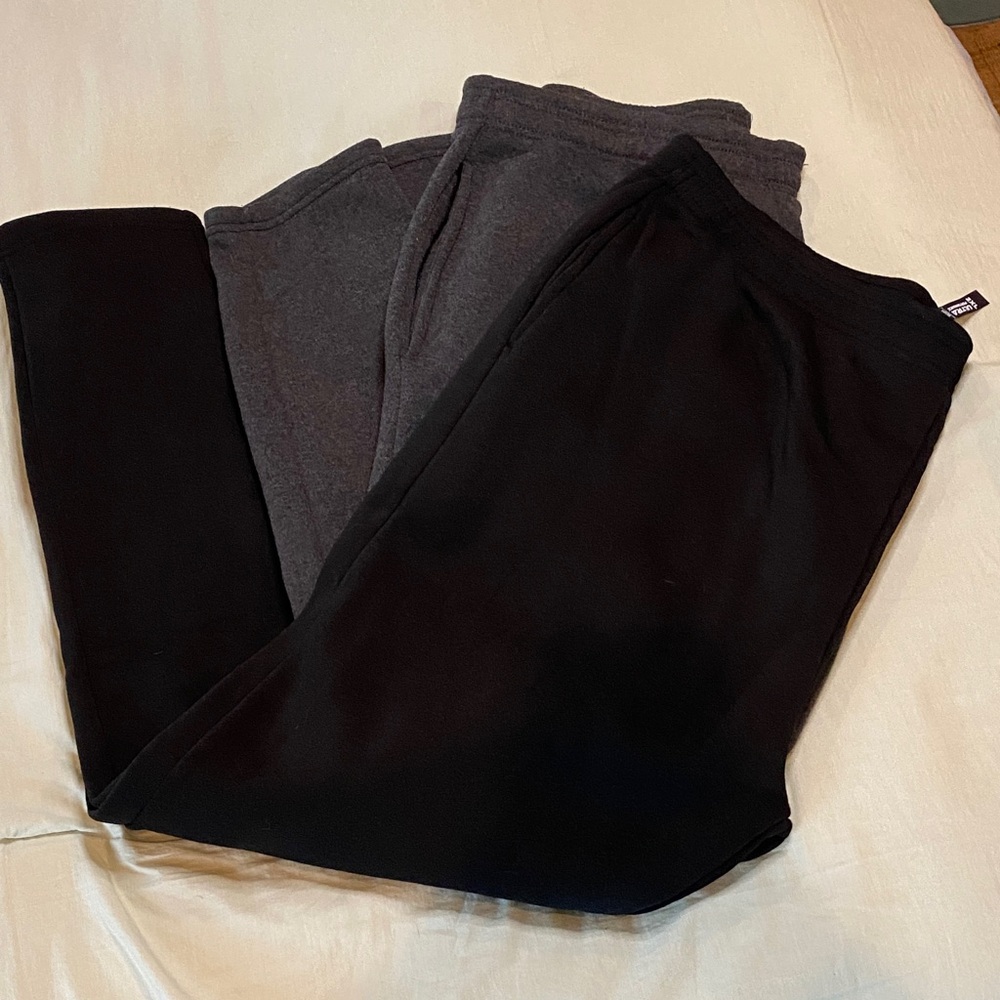 Black and Gray Sweatpants Set 2XL